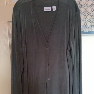 Olive Button Cardigan